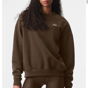 Alo Crewneck Brown- XXL